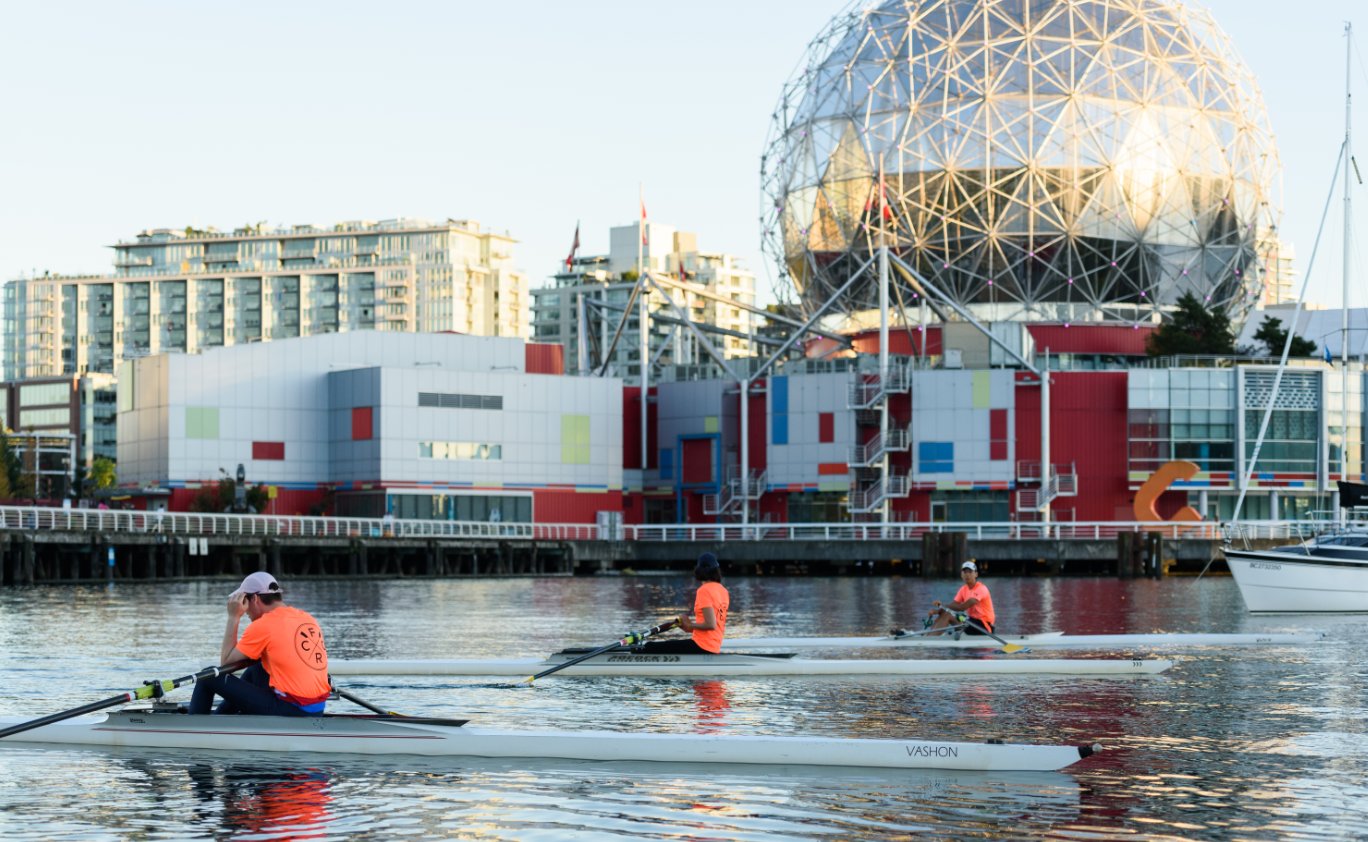 Rowing by Science World