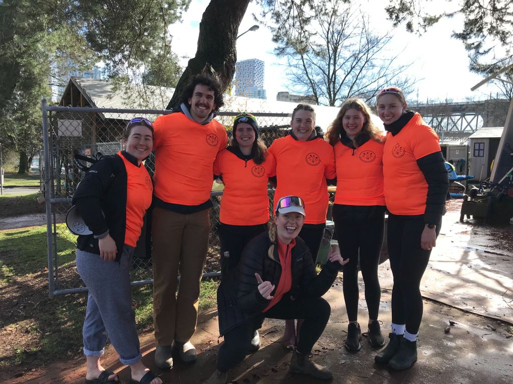 Our 2022 coaches! Pictured from left to right are Caitlin, Aidan, Stella, Sally, Georgia, and Lucy.
